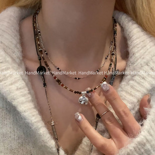 原创手工气质复古小众玛瑙项链送礼物 竹节象上 吊坠999 JIUJIU