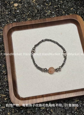 925银手链 JIUJIU【百搭做旧手链】手工时尚复古小众简约小细银链