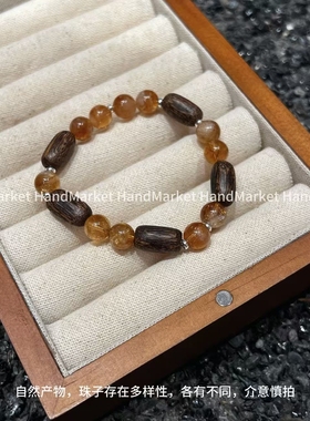 925银手链 JIUJIU【黄昏】时尚百搭气质民族风复古设计感水晶手串