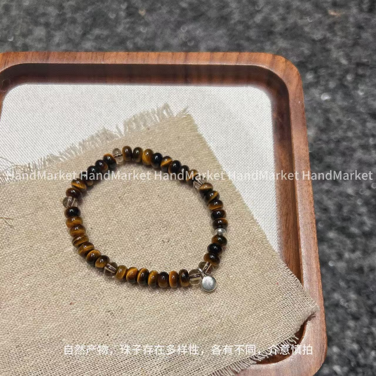 925银手链 JIUJIU【虎虎算盘叠戴手串】手工气质百搭复古简约1028