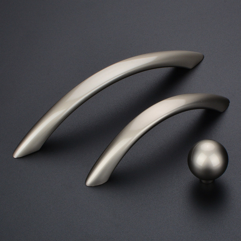 索菲亚弧形拉手抽屉柜门玻璃淋浴门把p型现代简约欧式半圆形单孔