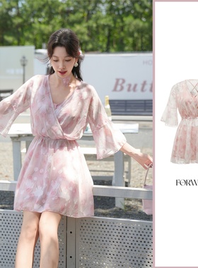 防晒罩衫分体泳衣女海边度假三件套遮肉显瘦保守2025年新款温泉