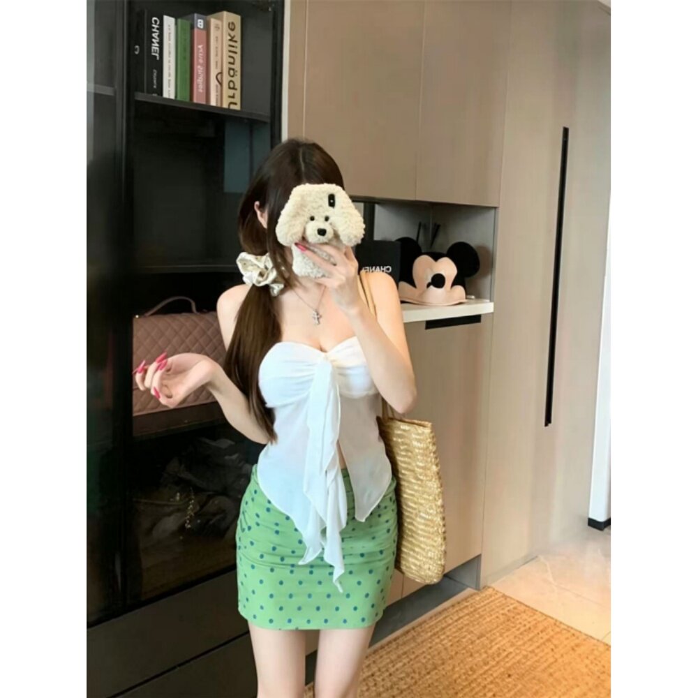 新款辣妹风性感泳衣女抹胸
