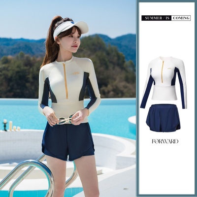 新款保守遮肚显瘦专业游泳泳衣