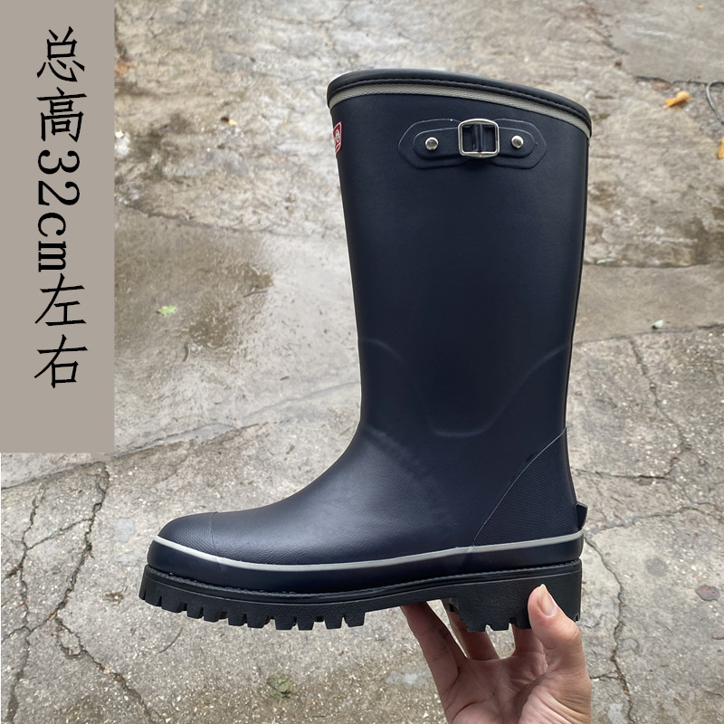 中筒秋冬日韩性价比超高橡胶雨鞋