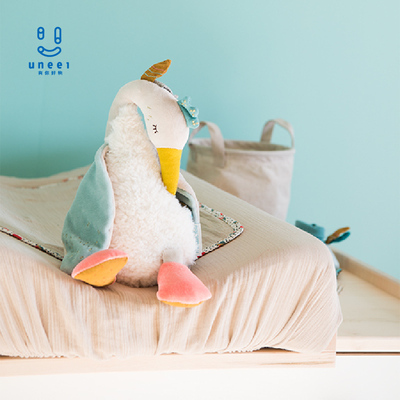 法国系列面料大小天鹅玩偶公仔