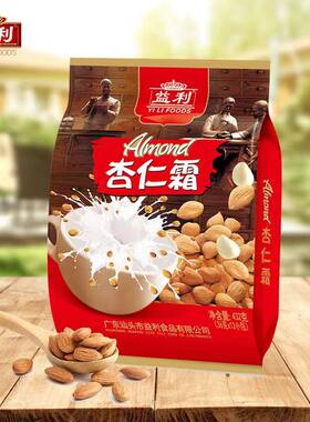 益利杏仁霜代餐粉速溶食品免煮即食营养早餐杏仁露冲饮正宗老牌子