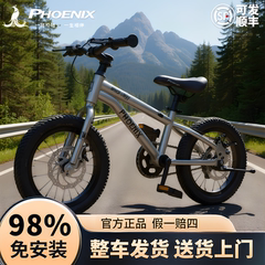 2025新款凤凰牌儿童自行车学生男女孩3-6-8-10-12到15岁单车小孩