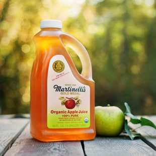 美国进口纯苹果汁 原生态无添加非浓缩 1.9L装 USDA认证 NFC果汁