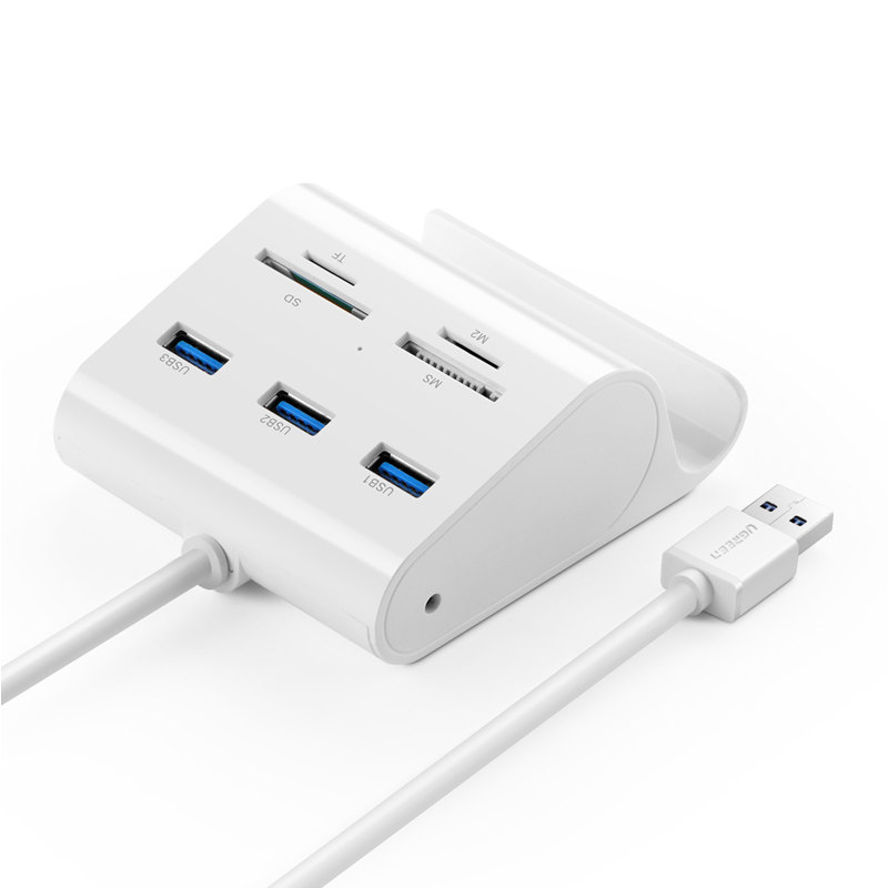 绿联 USB分线器 高速扩展3口HUB集线器 带SD/TF卡读卡器电脑拓展使用感如何?