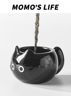 可爱猫咪香插暹罗猫香插线香底座ins高级感香插创意桌面香薰摆件