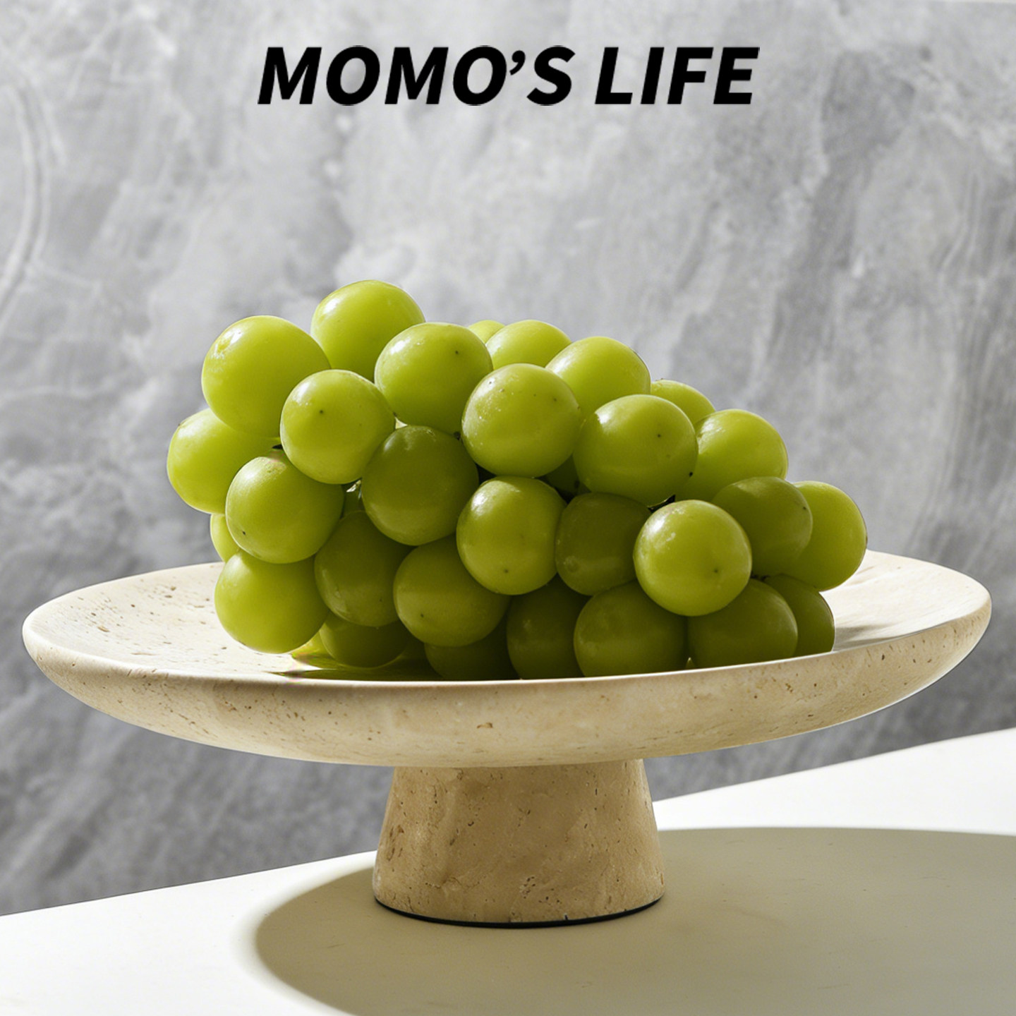 侘寂风洞石果盘创意高脚茶几家用客厅水果盘摆件现代简约装饰果盘,餐饮具,果盆/果盘/果篮,淘宝优惠券,粉丝福利购,淘宝优惠卷