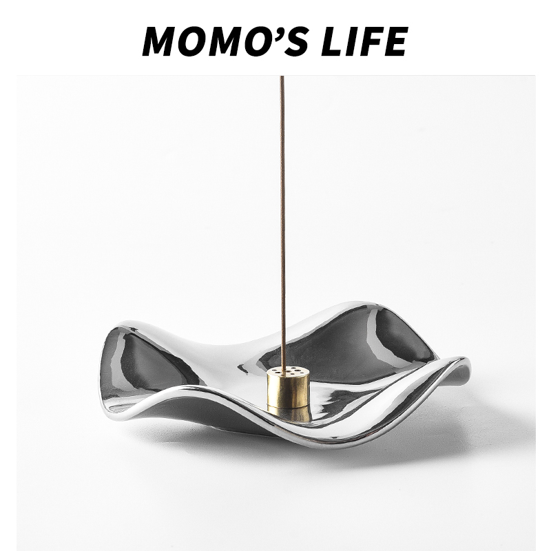 桌面摆件北欧简约中古侘寂风香插