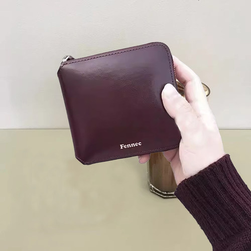 牛皮女韩版设计师款钱包