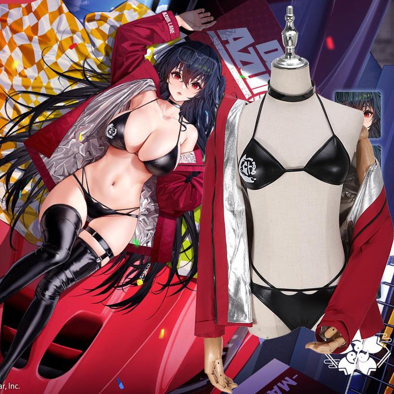 定做 碧蓝航线 疾速狂热 恋慕伴侣大凤cosplay女装套装赛车服