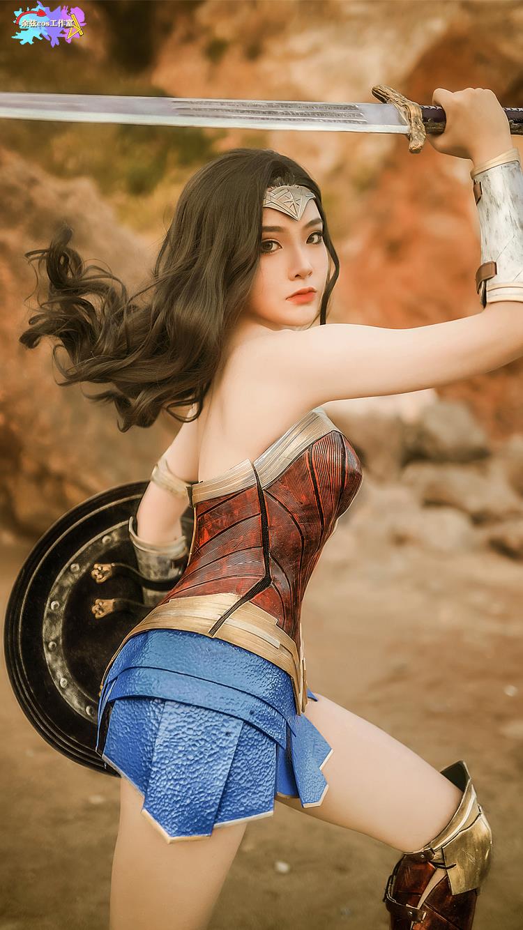 dc 正义联盟 神奇女侠 电影 女神 戴安娜 cosplay 套装
