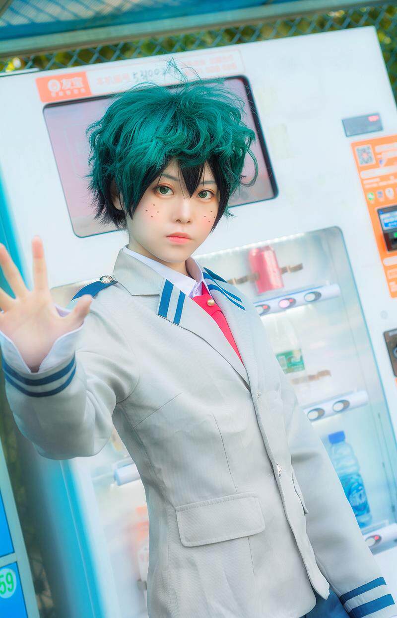 我的英雄学院 cosplay服雄英校服绿谷丽日cos服