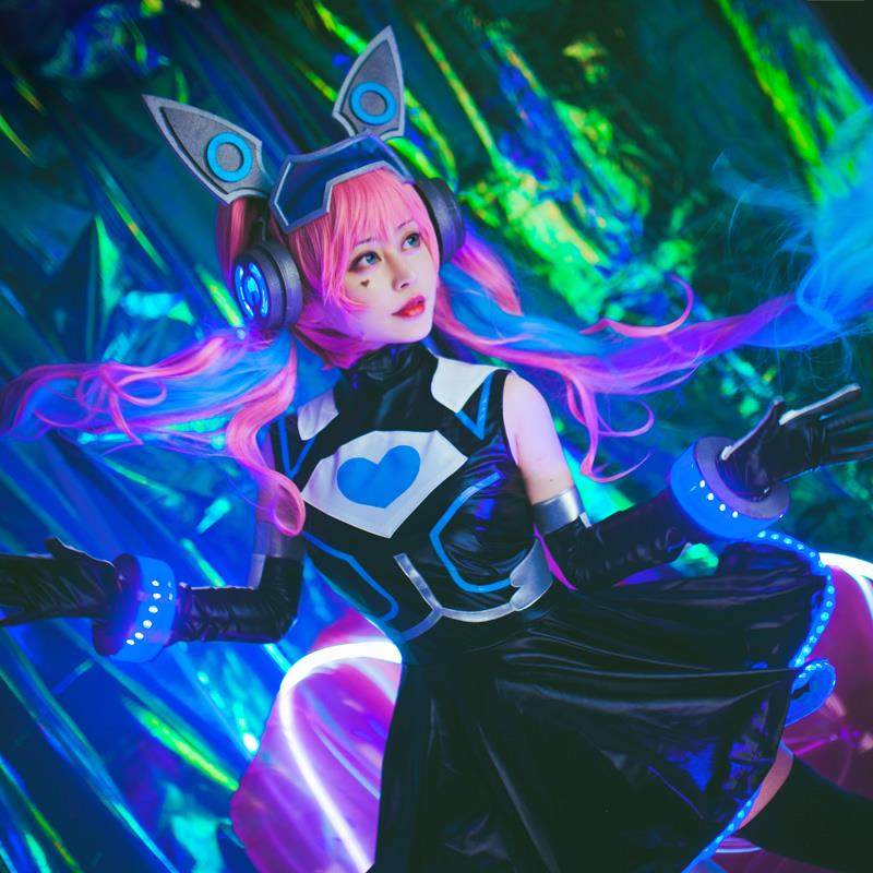 荣耀cos 安琪拉少女心灵骇客 全套装 黑客少女 cosplay服装女