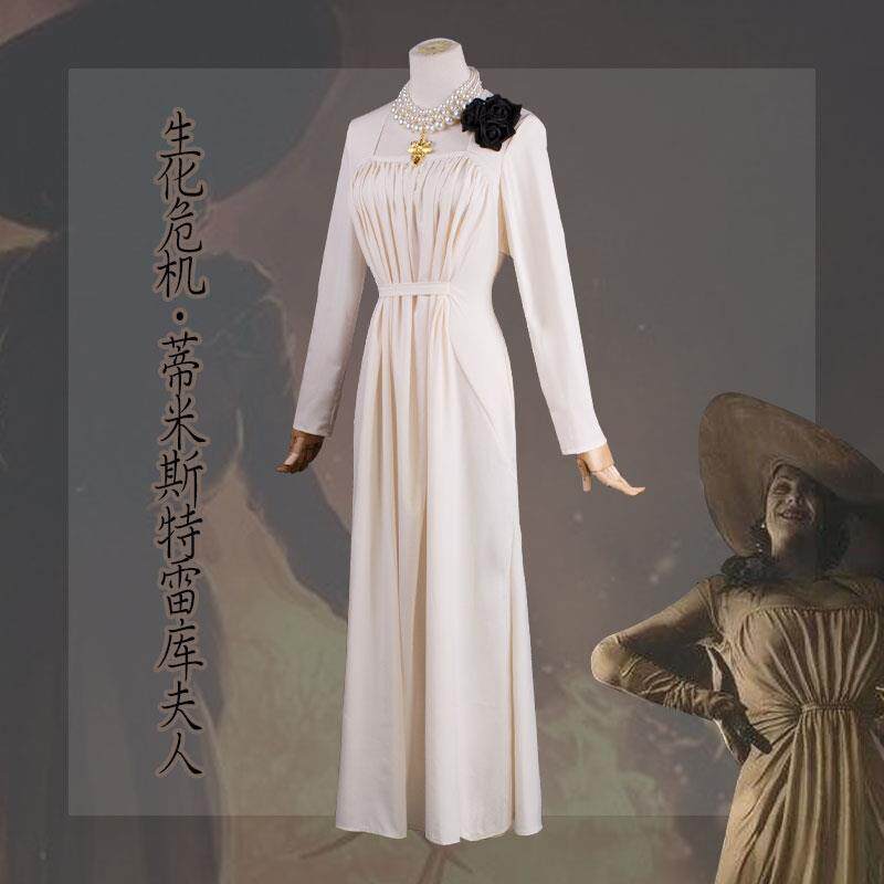 生化危机8蒂米斯特雷库cosplay女装服装项链假发吸血鬼夫人全套