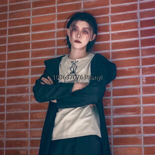 进击的巨人cos服荣耀艾伦耶格尔同款cosplay夹克中长版风衣服装