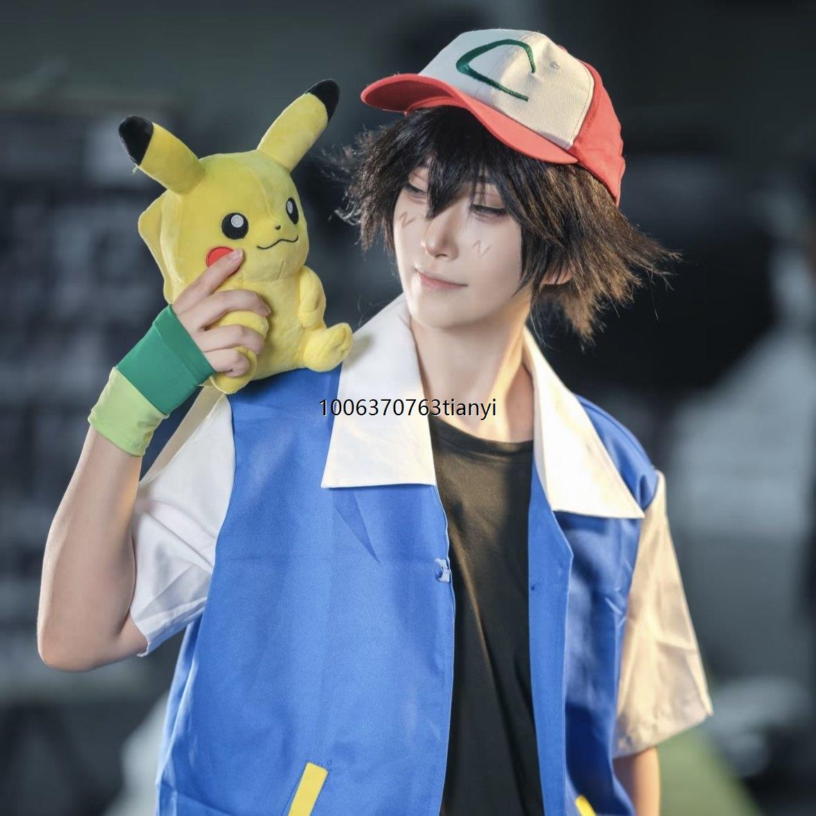 神奇宝贝精灵宝可梦衣服小智cos服火箭队cosplay外套帽子表演服