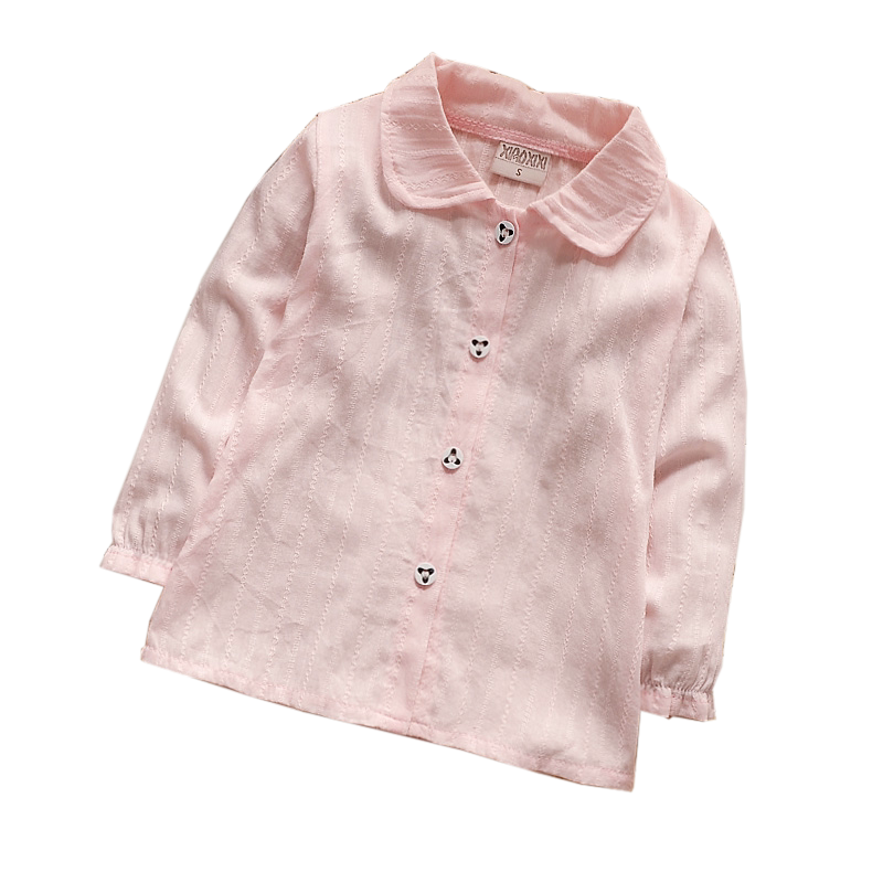 Chemise fille à manche longue - Ref 2087378 Image 1