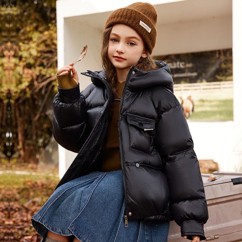 女童羽绒服中长款2025新款洋气