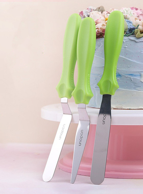 三能屋诺3件套刮刀小号奶油蛋糕裱花抹平面刀调色烘焙工具SN47824