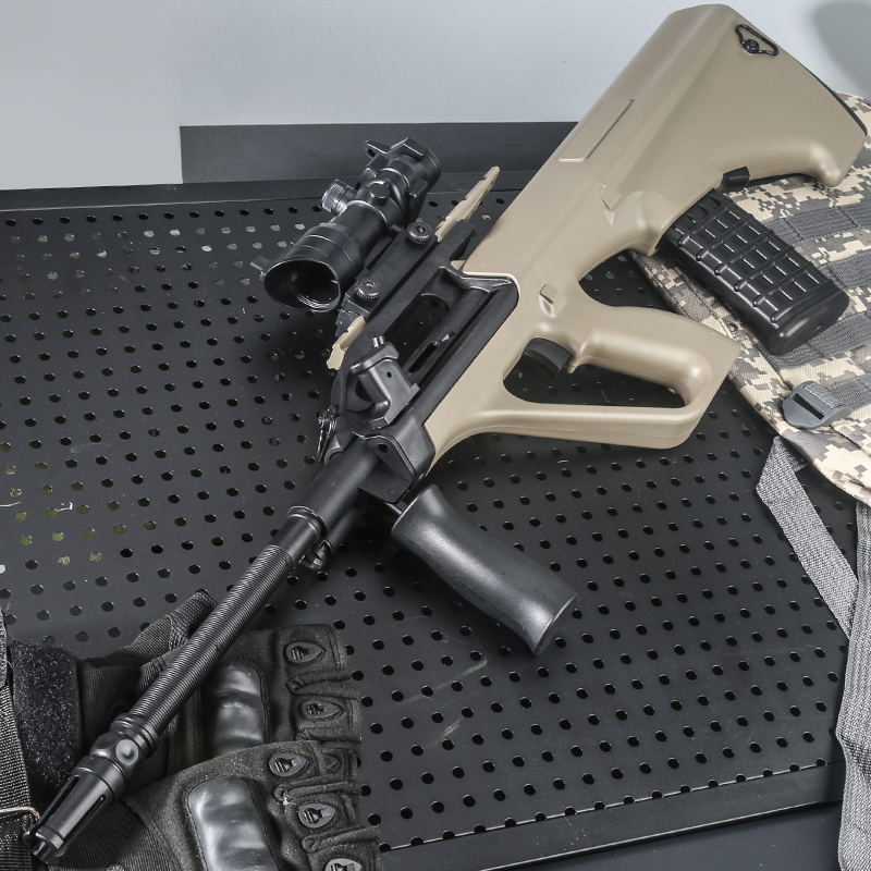 AUG突击步枪尼龙电动连发男孩玩具儿童枪自动冲锋软弹枪水晶模型