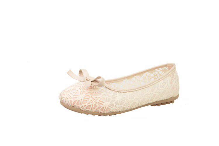 FLAT LARGE SIZE 40 LACE WOMENS SHOES BLACK WORK SHOES DRIVING BEANIE SHOES BALLET SHOES SHALLOW ROUND TOE BOW