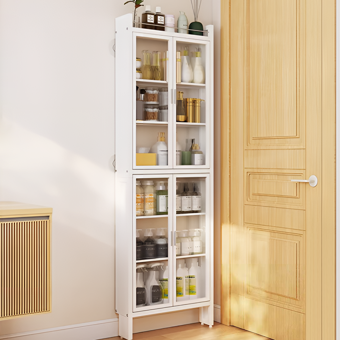 浴室门后置物柜防尘靠墙窄柜超薄卫生间厕所洗手间夹缝多层收纳架