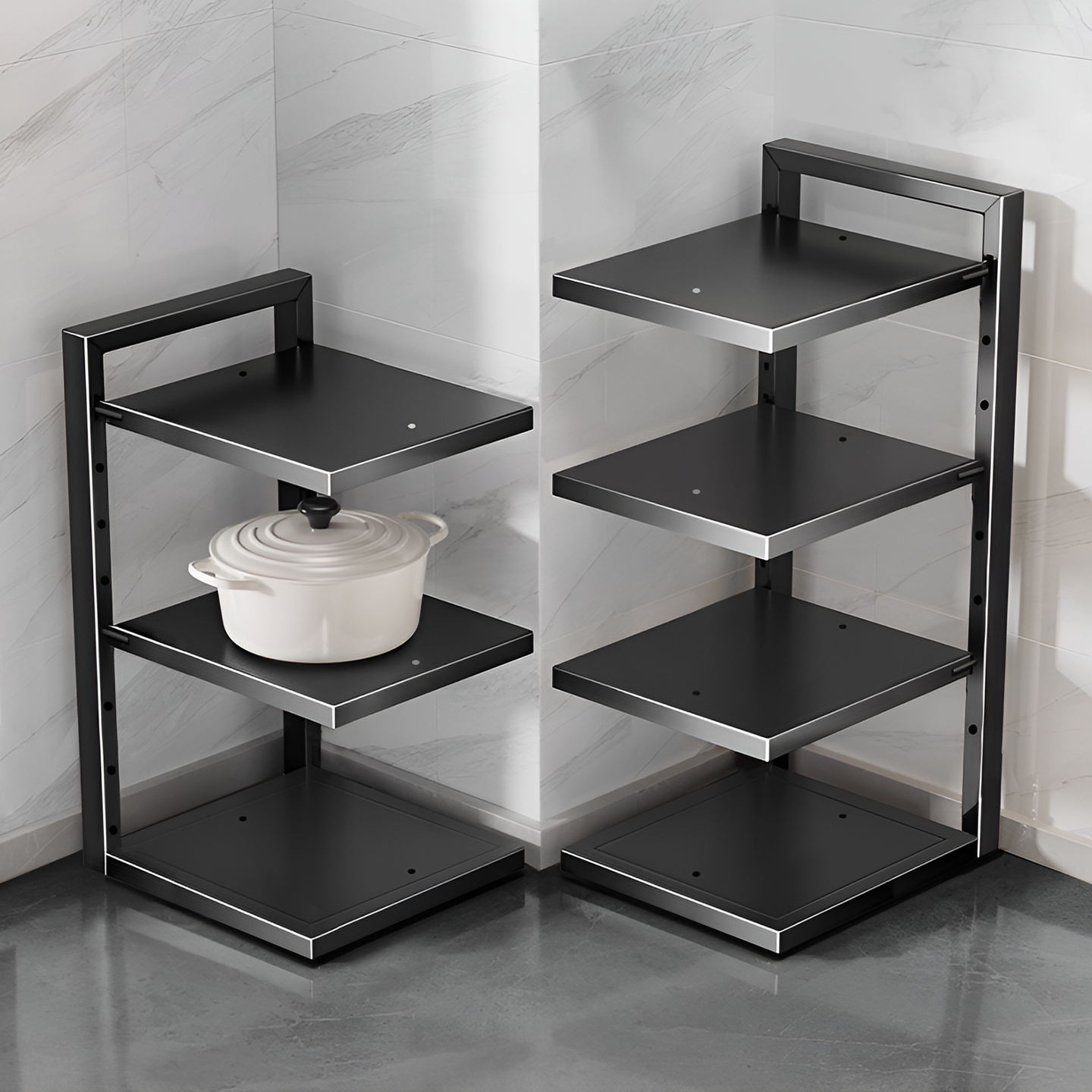 厨房置物架家用台面多层锅具收纳架下水槽橱柜内柜子分层放锅架子,厨房/烹饪用具,厨房置物架/置物柜/角架,淘宝优惠券,粉丝福利购,淘宝优惠卷