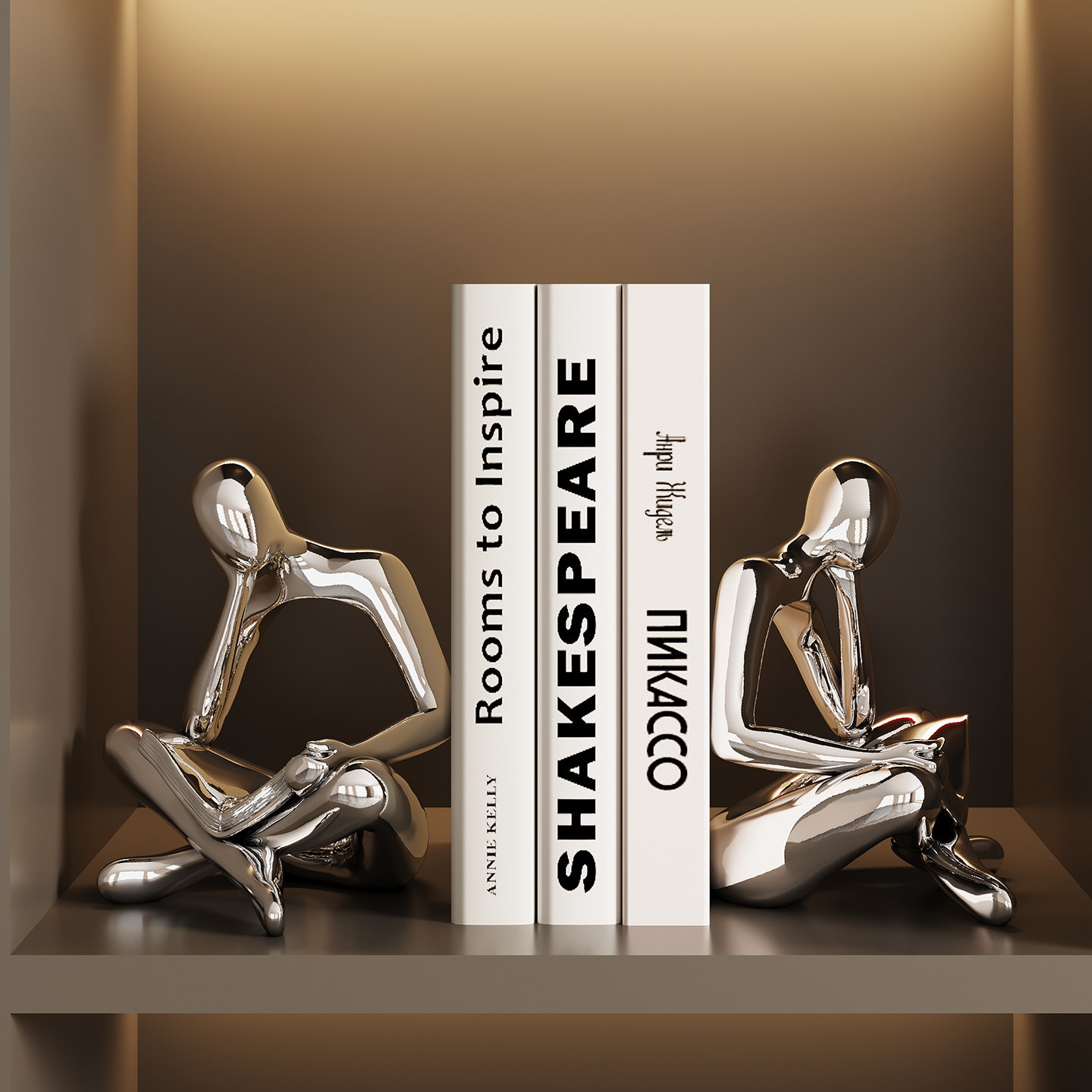 现代简约摆件抽象人物客厅装饰品