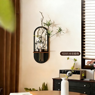 餐厅水培绿植装饰画加厚防水中古风玄关挂画创意客厅背景墙面壁画