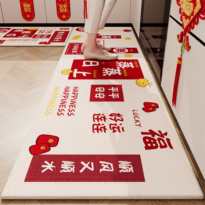 厨房防潮地垫大面积耐脏地毯吸水