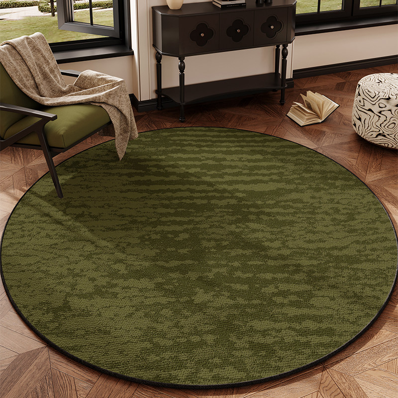 法式圆形地毯复古书房客厅防滑地垫电脑椅化妆椅子垫免洗可擦毯垫,居家布艺,入户地垫,淘宝优惠券,粉丝福利购,淘宝优惠卷