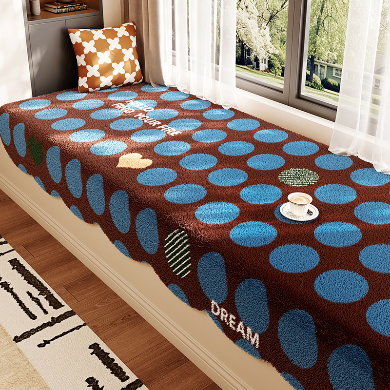 飘窗垫卧室仿羊绒垫冬天阳台窗台垫改造神器简约坐垫子盖布毛毯子,居家布艺,飘窗垫,淘宝优惠券,粉丝福利购,淘宝优惠卷