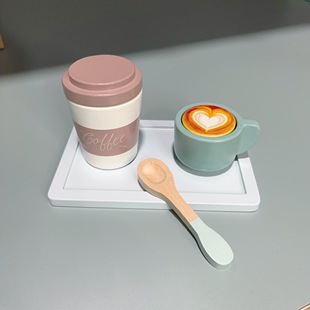 Tea Afternoon 儿童过家家咖啡玩具仿真木质下午茶组冰淇淋A Solo