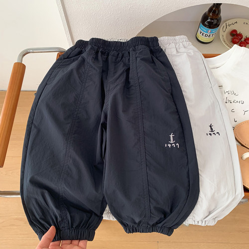 男童夏装薄款速干防蚊裤休闲百搭