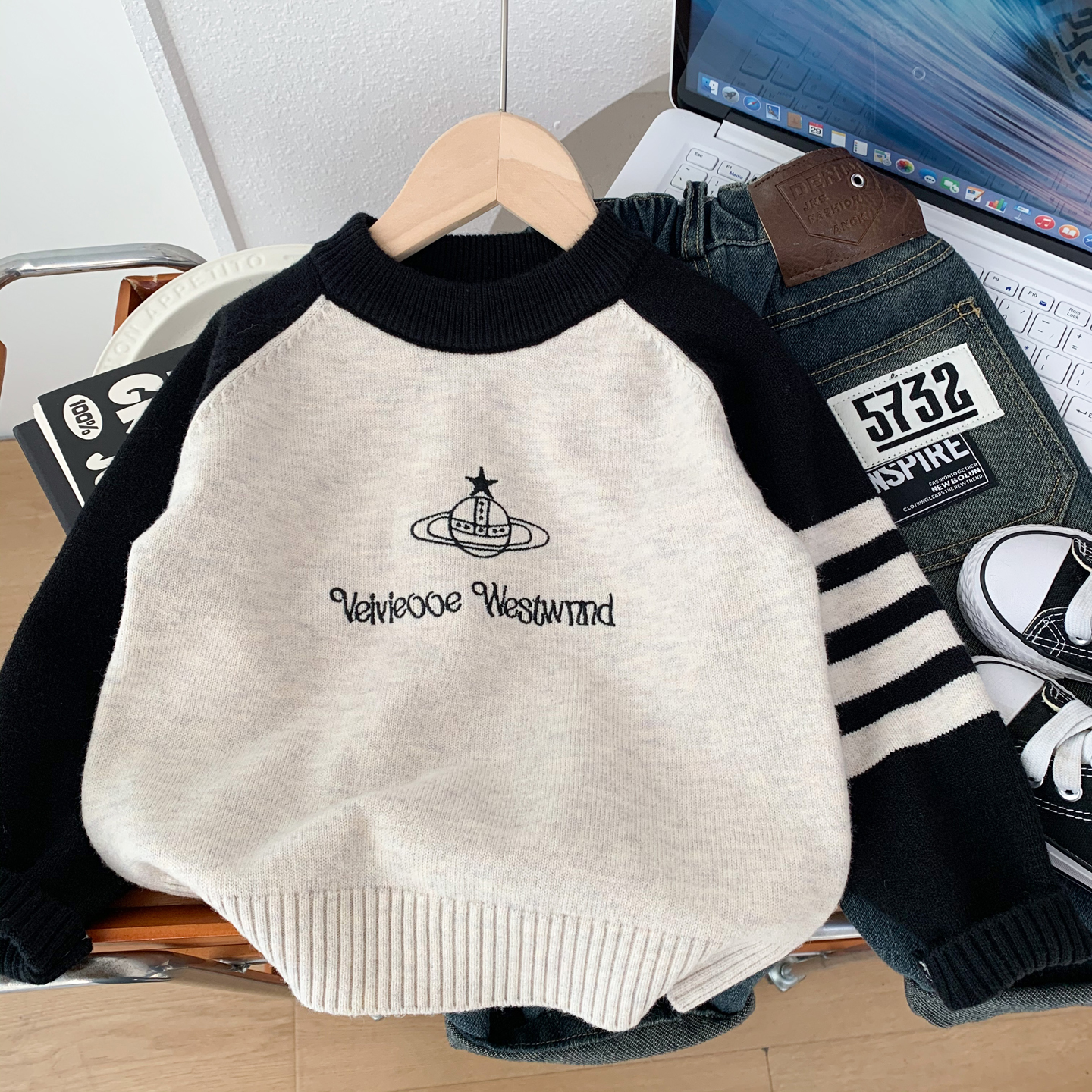 中小男童秋冬针织毛衣柔软打底衫