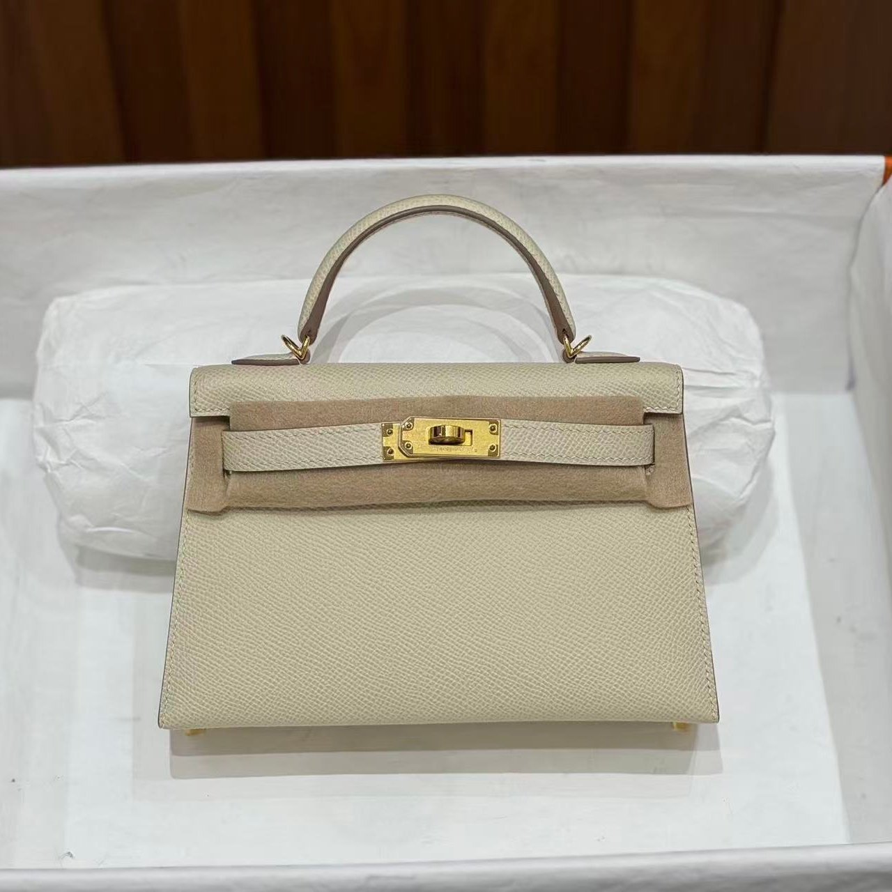 奶昔白进口原厂EP皮普皮凯莉二代迷你mini纯手工女士单肩斜挎小包,箱包皮具/热销女包/男包,小方包,淘宝优惠券,粉丝福利购,淘宝优惠卷