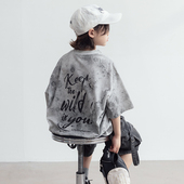 t恤夏装 2025新款 儿童夏季 男童短袖 半袖 大男孩纯棉体恤上衣洋气潮T