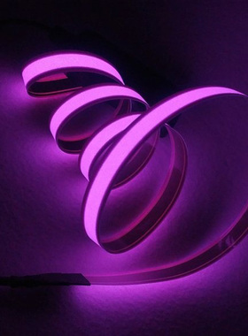 免接线超薄LED冷光灯条EL冷光条模型灯发光条电池灯带COS衣服灯