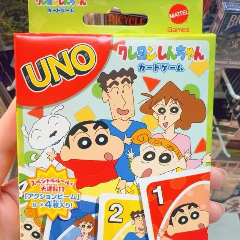 Ensky蜡笔小新UNO联名卡牌高颜值桌游卡片再版周边扑克牌娱乐用品