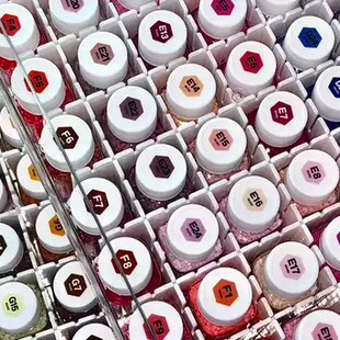 抽屉分隔板拼豆收纳隔板收纳套装收纳盒30ml瓶分格板抽屉分隔收纳