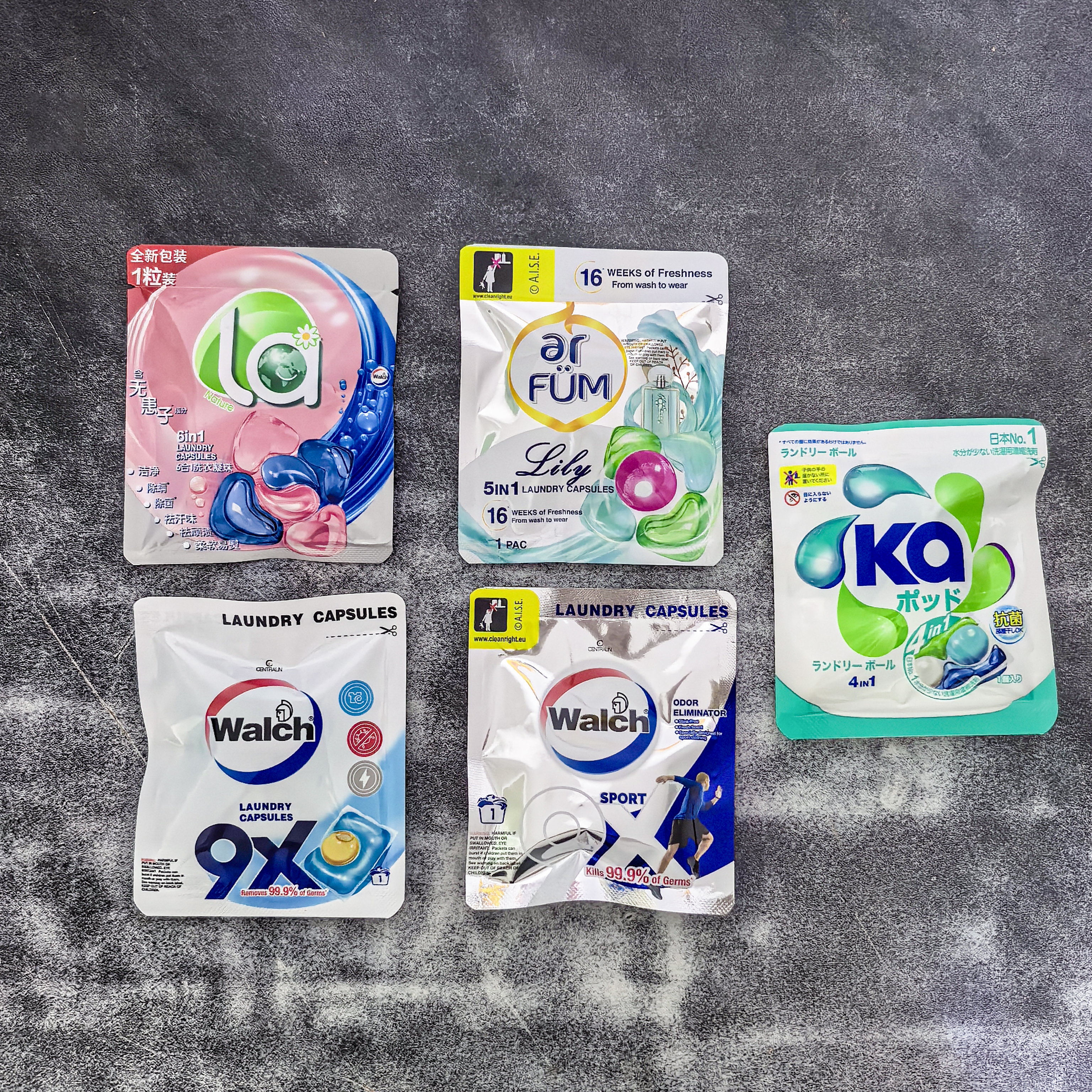 威露士 la ka 纺优美 洗衣凝珠 旅行装试用装便携