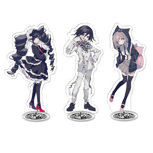 16cm新弹丸论破立牌赤松枫黑白熊亚克力摆件手办动漫游戏周边礼物