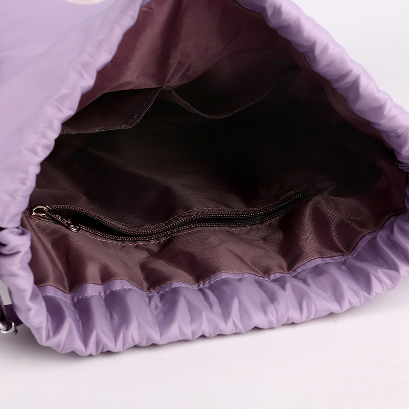 DRAWSTRING BACKPACK NEW KOREAN VERSION OF WOMENS LIGHTWEIGHT NYLON CLOTH BACKPACK FASHION SPORTS TRAVEL BAG VERSATILE GYM BAG