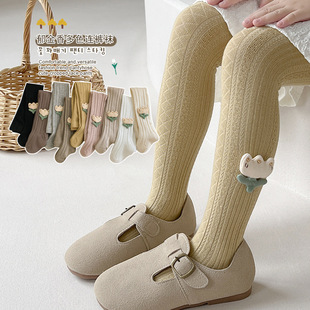 宝宝连裤袜春秋新外穿女童裤袜薄款小童打底裤儿童婴儿连体袜