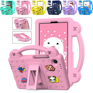 适用三星平板保护壳A7liteA8A9plusS6liteT290S9FE手提防摔支架